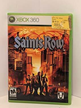THQ Saints Row Xbox 360 Video Game Complete